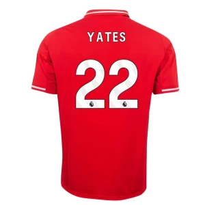 Nottingham Forest FC Yates #22 Fußballtrikot 2025-26 Heimtrikot Herren