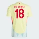 O. Sancet #18 Spanien Fußballtrikots EM 2024 Auswärtstrikot Herren
