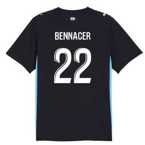 Olympique de Marseille Fußballtrikot 2025-26 Bennacer #22 Auswärtstrikot Herren