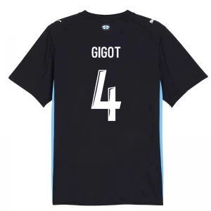 Olympique de Marseille Fußballtrikot 2025-26 Gigot #4 Auswärtstrikot Herren