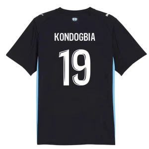 Olympique de Marseille Fußballtrikot 2025-26 Kondogbia #19 Auswärtstrikot Herren
