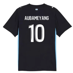 Olympique de Marseille Fußballtrikot 2025-26 Pierre-Emerick Aubameyang #10 Auswärtstrikot Herren