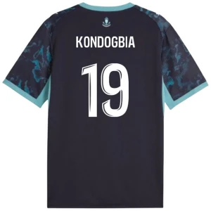Olympique de Marseille Fußballtrikot 2026-27 Kondogbia #19 Auswärtstrikot Herren