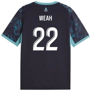 Olympique de Marseille Fußballtrikot 2026-27 Weah #22 Auswärtstrikot Herren