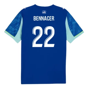 Olympique de Marseille Fußballtrikot Bennacer #22 2025-26 Ausweichtrikot Herren