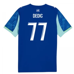 Olympique de Marseille Fußballtrikot Dedic #77 2025-26 Ausweichtrikot Herren