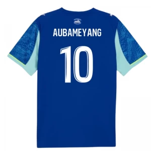 Olympique de Marseille Fußballtrikot Pierre-Emerick Aubameyang #10 2025-26 Ausweichtrikot Herren