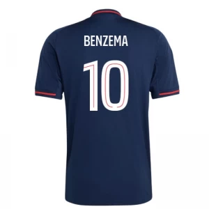 Olympique Lyonnais Fußballtrikot 2025-26 Karim Benzema #10 Auswärtstrikot Herren
