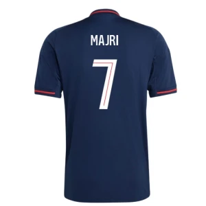Olympique Lyonnais Fußballtrikot 2025-26 Majri #7 Auswärtstrikot Herren