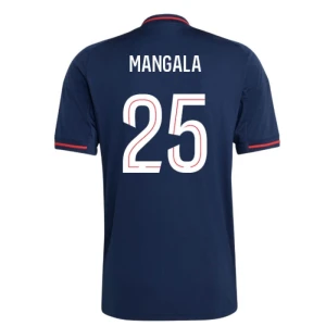 Olympique Lyonnais Fußballtrikot 2025-26 Mangala #25 Auswärtstrikot Herren