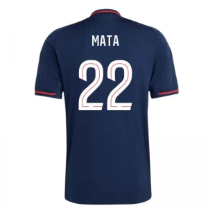 Olympique Lyonnais Fußballtrikot 2025-26 Mata #22 Auswärtstrikot Herren