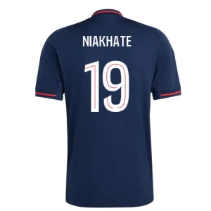Olympique Lyonnais Fußballtrikot 2025-26 Niakhate #19 Auswärtstrikot Herren