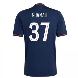 Olympique Lyonnais Fußballtrikot 2025-26 Nuamah #37 Auswärtstrikot Herren