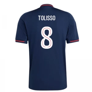 Olympique Lyonnais Fußballtrikot 2025-26 Tolisso #8 Auswärtstrikot Herren