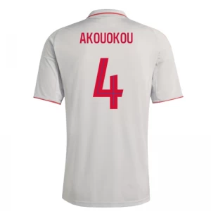 Olympique Lyonnais Fußballtrikot Akouokou #4 2025-26 Ausweichtrikot Herren