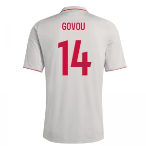 Olympique Lyonnais Fußballtrikot Govou #14 2025-26 Ausweichtrikot Herren