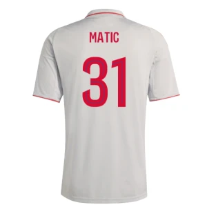 Olympique Lyonnais Fußballtrikot Matic #31 2025-26 Ausweichtrikot Herren