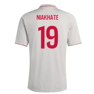 Olympique Lyonnais Fußballtrikot Niakhate #19 2025-26 Ausweichtrikot Herren