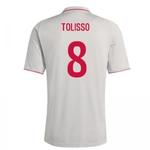 Olympique Lyonnais Fußballtrikot Tolisso #8 2025-26 Ausweichtrikot Herren