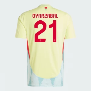 Oyarzabal #21 Spanien Fußballtrikot EM 2024 Auswärtstrikot Herren