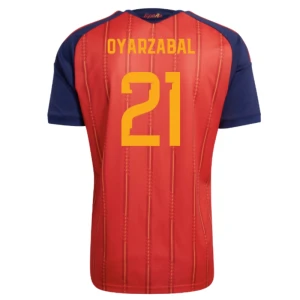 Oyarzabal #21 Spanien Fußballtrikot WM 2026 Heimtrikot Herren