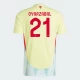 Oyarzabal #21 Spanien Fußballtrikots EM 2024 Auswärtstrikot Herren