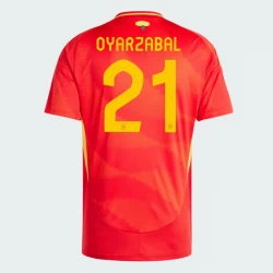 Oyarzabal #21 Spanien Fußballtrikots EM 2024 Heimtrikot Herren