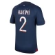 Paris Saint-Germain PSG Achraf Hakimi #2 Fußballtrikots 2023-24 Heimtrikot Herren