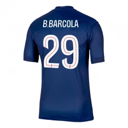 Paris Saint-Germain PSG B.Barcola #29 Fußballtrikot 2025-26 Heimtrikot Herren