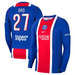Paris Saint-Germain PSG Dro #27 Fußballtrikot 2026-27 Heimtrikot Herren Langarm