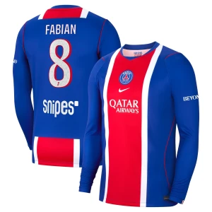 Paris Saint-Germain PSG Fabian #8 Fußballtrikot 2026-27 Heimtrikot Herren Langarm