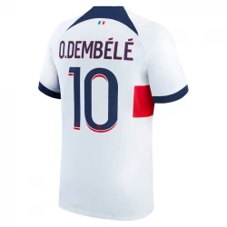 Paris Saint-Germain PSG Fußballtrikot 2023-24 Ousmane Dembélé #10 Auswärtstrikot Herren