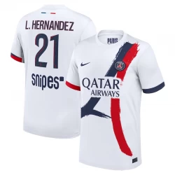 Paris Saint-Germain PSG Fußballtrikot 2025-26 L. Hernandez #21 Auswärtstrikot Herren