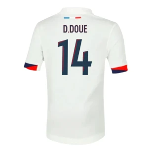 Paris Saint-Germain PSG Fußballtrikot 2025-26 Sponsorless - D. Doue #14 Auswärtstrikot Herren
