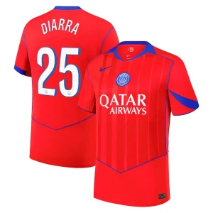 Paris Saint-Germain PSG Fußballtrikot Diarra #25 2025-26 Ausweichtrikot Herren