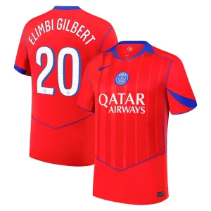 Paris Saint-Germain PSG Fußballtrikot Elimbi Gilbert #20 2025-26 Ausweichtrikot Herren
