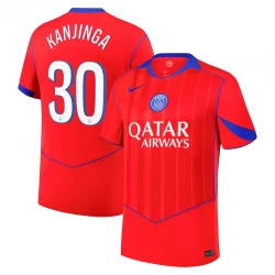 Paris Saint-Germain PSG Fußballtrikot Kanjinga #30 2025-26 Ausweichtrikot Herren