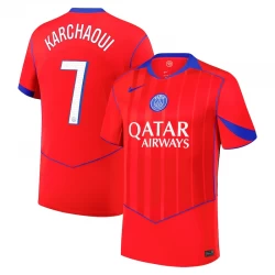 Paris Saint-Germain PSG Fußballtrikot Karchaoui #7 2025-26 Ausweichtrikot Herren