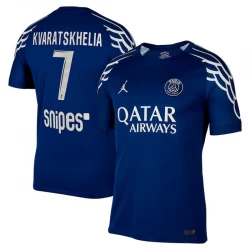 Paris Saint-Germain PSG Fußballtrikot Khvicha Kvaratskhelia #7 2025-26 Fourthtrikot Herren