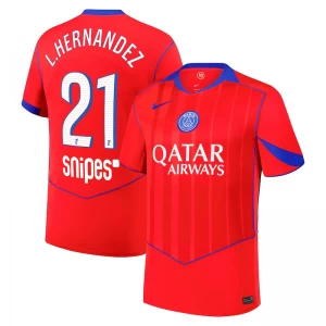Paris Saint-Germain PSG Fußballtrikot L. Hernandez #21 2025-26 Ausweichtrikot Herren