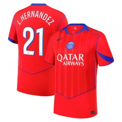Paris Saint-Germain PSG Fußballtrikot L. Hernandez #21 2025-26 Cup Ausweichtrikot Herren