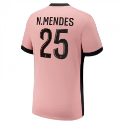 Paris Saint-Germain PSG Fußballtrikot N.Mendes #25 2024-25 Ausweichtrikot Herren