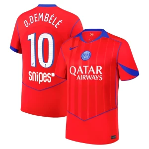 Paris Saint-Germain PSG Fußballtrikot O.Dembele #10 2025-26 Ausweichtrikot Herren