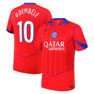 Paris Saint-Germain PSG Fußballtrikot O.Dembele #10 2025-26 Cup Ausweichtrikot Herren