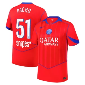Paris Saint-Germain PSG Fußballtrikot Pacho #51 2025-26 Ausweichtrikot Herren