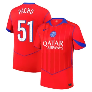 Paris Saint-Germain PSG Fußballtrikot Pacho #51 2025-26 Cup Ausweichtrikot Herren