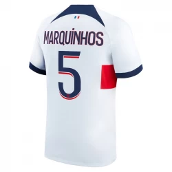 Paris Saint-Germain PSG Fußballtrikots 2023-24 Marquinhos #5 Auswärtstrikot Herren