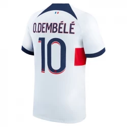 Paris Saint-Germain PSG Fußballtrikots 2023-24 Ousmane Dembélé #10 Auswärtstrikot Herren