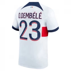 Paris Saint-Germain PSG Fußballtrikots 2023-24 Ousmane Dembélé #23 Auswärtstrikot Herren