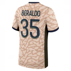 Paris Saint-Germain PSG Fußballtrikots Beraldo #35 2024-25 Fourthtrikot Herren